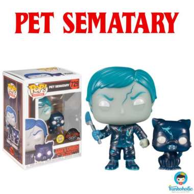 Funko POP! Movies Horror Pet Sematary - Undead Gage & Church (Glow in the Dark) #729 Exclusive to Wa