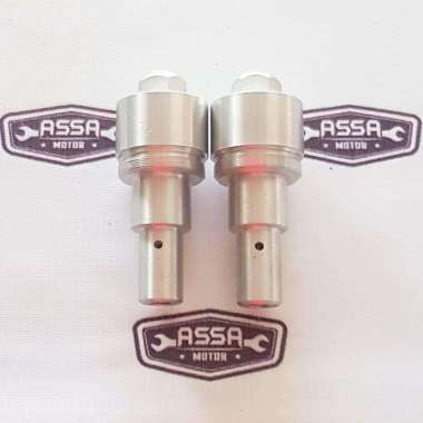 Peninggi Shock Depan Kawasaki KLX Dtracker 150 15-Up Silver