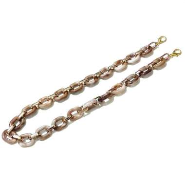 Kalung Masker Strap Marmer Ayu Ting Ting Mask Strap Marble Brown
