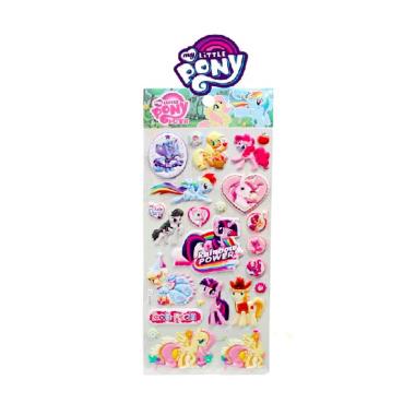 Toy House My Little Pony Gambar Timbul Sticker