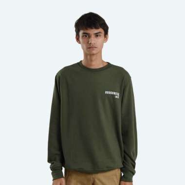 Roughneck SS336 Olive Pressure Crewneck Army M