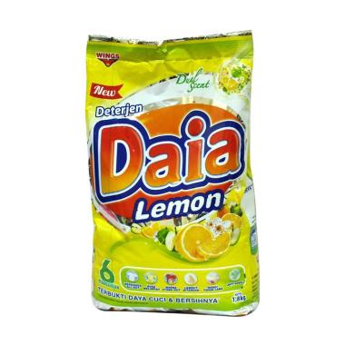 Promo Harga Daia Deterjen Bubuk Ekstrak Lemon 1800 gr - Blibli