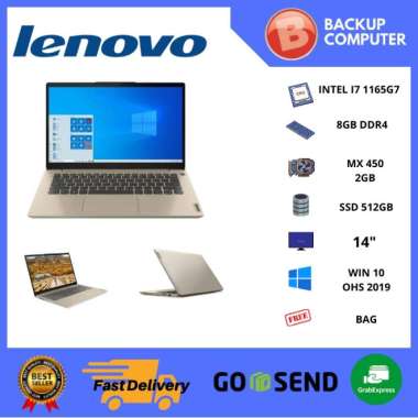 Lenovo IP3 14ITL6 IP3 i7-1165G7 / 8GB / 512GBSSD / Win10+OHS - SAND