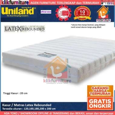 Kasur / Matras Latex Rebounded Uniland Springbed 160 x 200