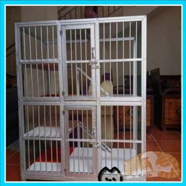 Kandang Kucing Galvalum kawat ram jeruji