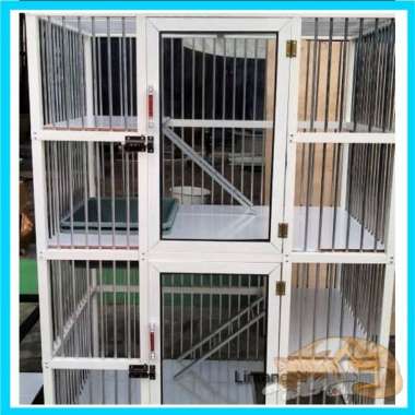 Kandang Kucing Aluminium Tingkat 2
