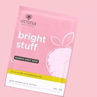 EMINA Bright Stuff Essence Masker Wajah [23 g/ Sachet] -