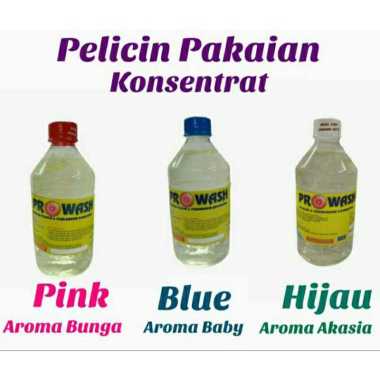 PROWASH PELICIN KONSENTRAT / Biang Pewangi Untuk Setrika 500ml Blue (Wangi Baby)