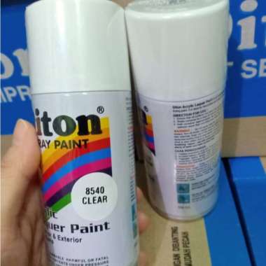 DITON Spray Paint Acrylic Lacquer Paint Pilox Cat Semprot - 8540 Clear / Pernis Mengkilap / Clear Gl