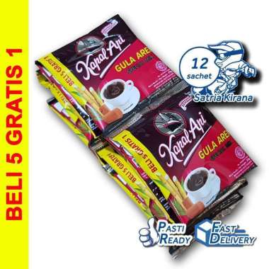 Promo Harga Kapal Api Kopi Bubuk Special Mix Gula Aren per 10 sachet 23 gr - Blibli