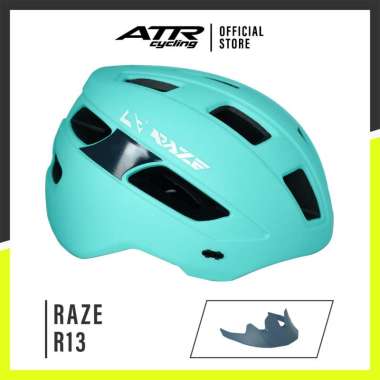 Helm Sepeda RAZE R13 MTB / Urban / Lipat / Listrik AQUA GREEN