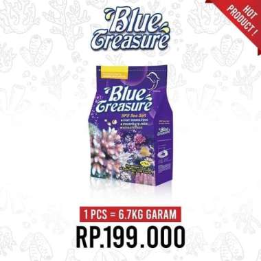 Blue treasure SPS sea salt 6.7kg garam ASW marine reef laut