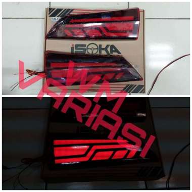 Reflektor lampu LED pintu bagasi Calya Sigra
