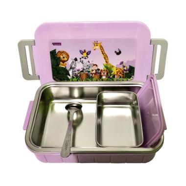 Dubblin Jerry Karakter Stainless Insulated Lunch Box  PURPLE