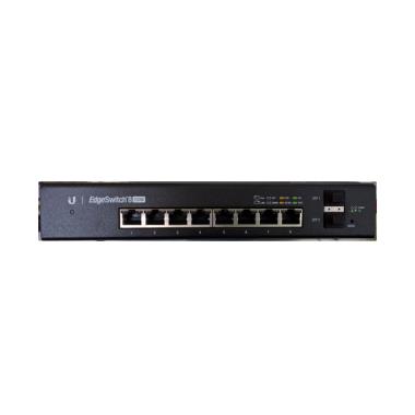 UBIQUITI UBNT ES-8-150W EdgeMax Edge Switch [8 Port PoE /150 Watt] Hitam