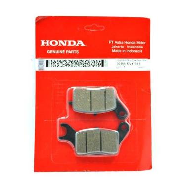 AHM Set Kampas Rem Disk Cakram Depan for Beat Karbu [06455KVY911] BLACK