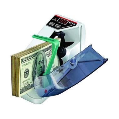 V30 Handy Bill Counter Penghitung Uang Kertas Putih