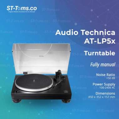 Audio-Technica AT-LP5x Fully manual Direct-Drive Turntable