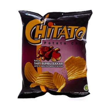 Promo Harga Chitato Snack Potato Chips Potato Spicy Griller Beef 68 gr - Blibli