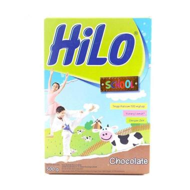 Promo Harga Hilo School Susu Bubuk Chocolate 500 gr - Blibli