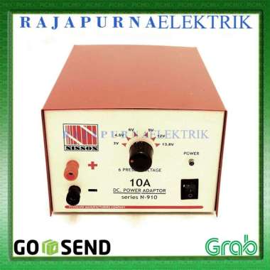 Adaptor 10A NISSON Power DC Adaptor Nisson 10 Ampere 3 4.5 6 9 12 13.8V