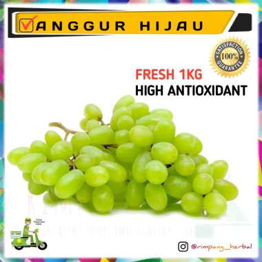 Anggur | anggur hijau 1kg | seedles | buah segar | terbaik