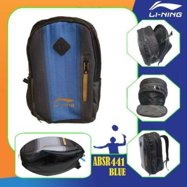 LINING ABSR 441 / ABSR441 TAS RANSEL / BACK PACK BADMINTON ORIGINAL BLUE
