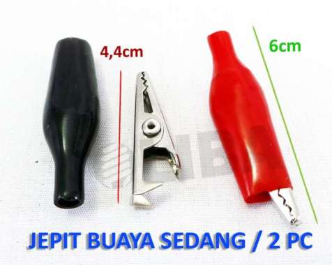 capit buaya sedang / jepit buaya sedang / jepit aki sedang set