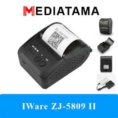 MOBILE PRINTER BLUETOOTH THERMAL Printer Kasih IWare ZJ-5809 II