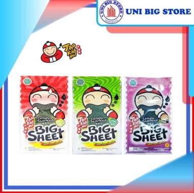 Tao Kae Noi Big Sheet Crispy Seaweed Snack Rumput Laut Nori Halal Japanese