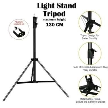 Tripod handphone YD-3130 panjang 1.3 M tripod besi murah