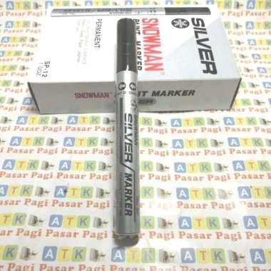 SPIDOL PAINT MARKER MEDIUM SILVER SNOWMAN