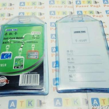 Plastik ID Card 1 sisi bahan karet