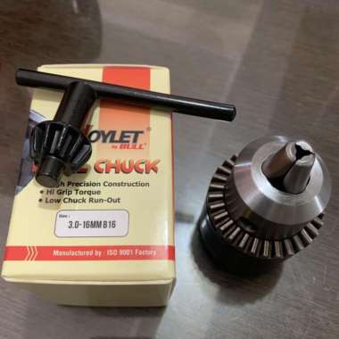 Kepala bor mesin 16 mm drill chuck as kones B 16 mm