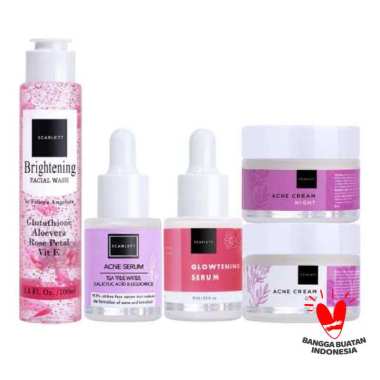 Paket Scarlett Whitening Acne & Glow Treatment