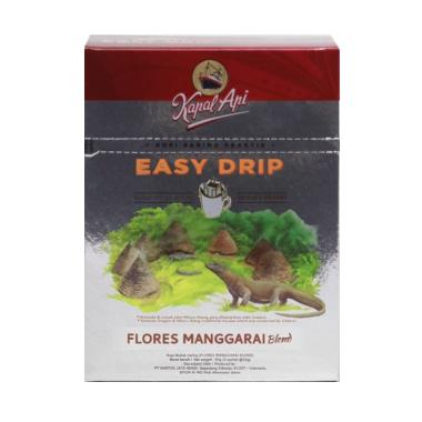 Promo Harga KAPAL API Kopi Easy Drip Flores Manggarai per 5 pcs 10 gr - Blibli