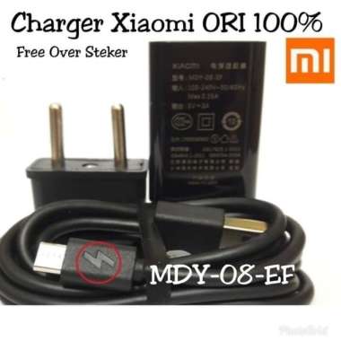 Charger XIAOMI ORIGINAL GUARANTEE 100% - Kepala charger + Kabel XiaoMi