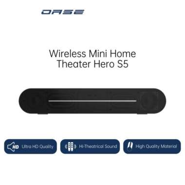 Promo OASE S5 Wireless Mini Home Theater Soundbar Speaker Hero Limited