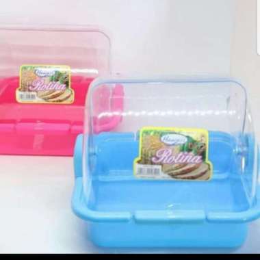 Tempat Roti Tutup Rotina 5800 Akrilik Mika Bening - Wadah Sarapan