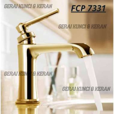 PALOMA FCP 7331 Keran Mixer Wastafel Cuci Tangan Panas Dingin Kran Air LUXURY GOLD