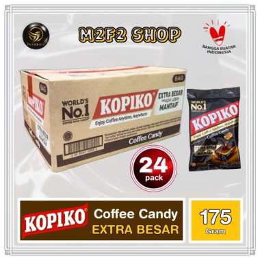 Permen Kopiko Coffee Candy Extra Besar - 175 gr (Kemasan Karton)