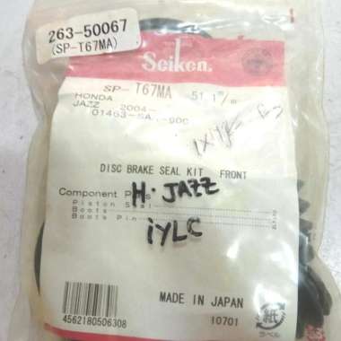 Seal Kaliper-Kit Seal Disc Brake Cylender Honda Jazz