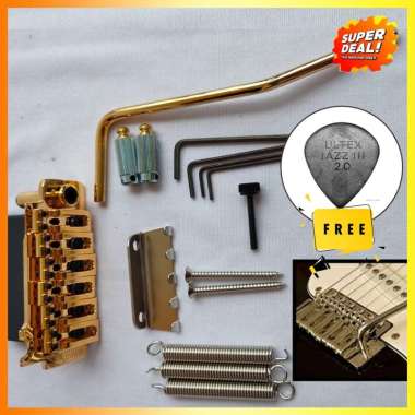 Bridge Tremolo Gotoh VG-300 Wilkinson Semi Updown Vintage Gold Set