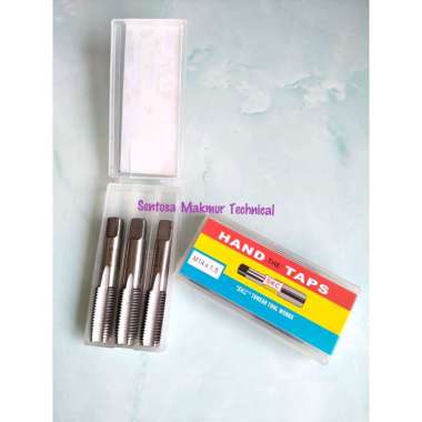 SKC M 14 x 1.5 MM Mata Hand Tap Bor Pembuat Ulir Drat Baut M14 x 1.5mm