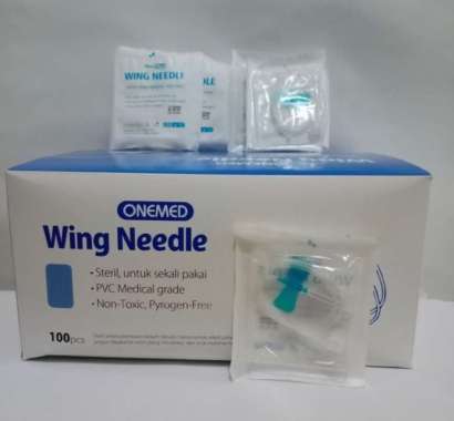 Needle Wing Onemed 23G 1 Box isi 100 Pcs