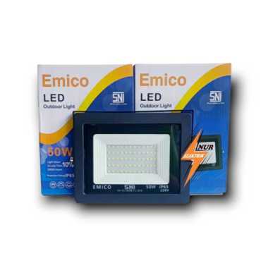 Lampu sorot led RGB 50w MODEL BESAR warna warni flood light full color 50 watt outdoor taman tembak