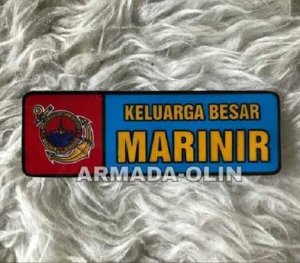 Stiker pvc panjang marinir / Stiker marinir