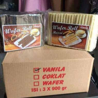 wafer roll mezzo coklat isi 3 pack @900gr