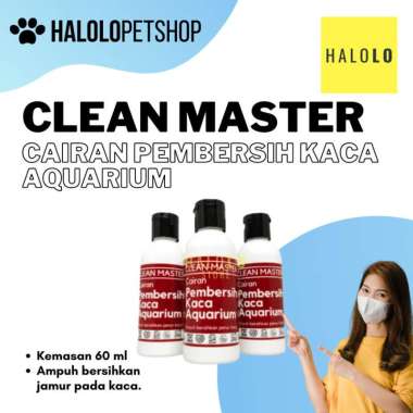Cairan Pembersih Kaca Akuarium Aquarium CLEAN MASTER 100% Ampuh