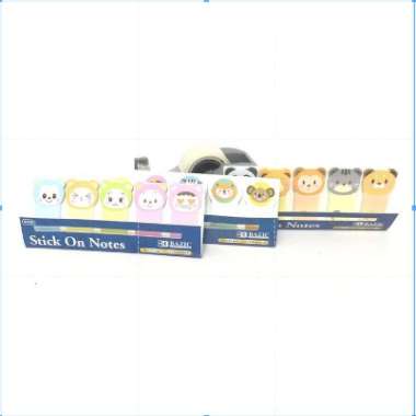 BAZIC Stick On Notes / Sticky Notes / Memo / Sticker Pembatas / Sticky notes Bazic